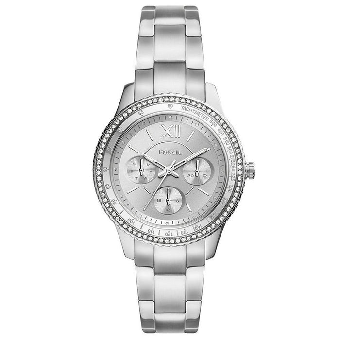 Fossil Damen Uhr FES5108 Edelstahl Armband