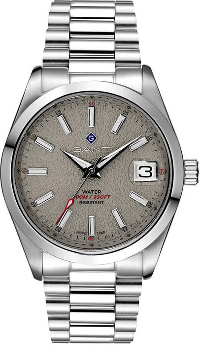 Gant G161003 Herrenuhr Edelstahl & Leder