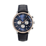 Gant GT024004 Herrenuhr – 43 mm Edelstahl mit Lederarmband