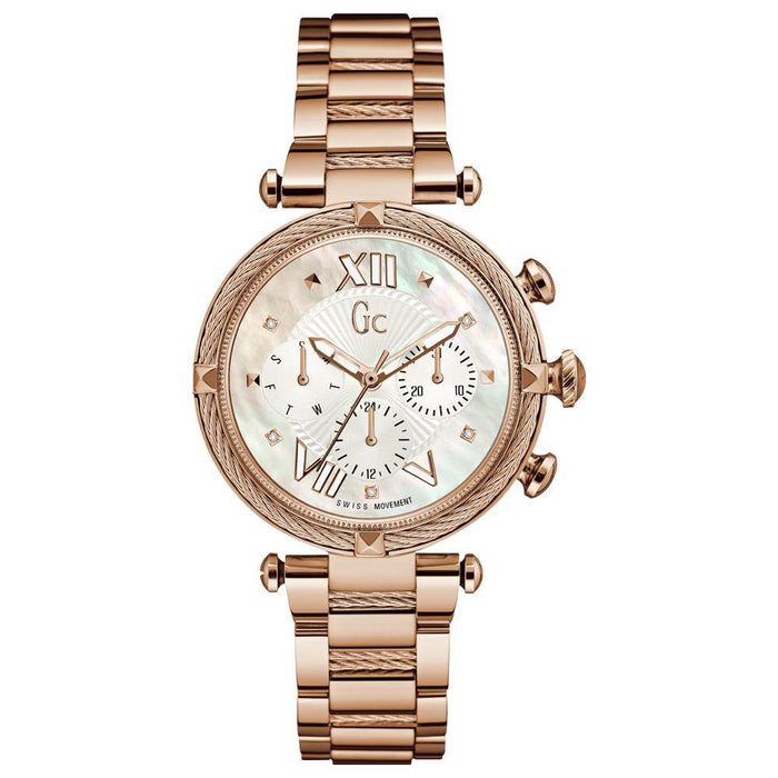 Gc Damen Uhr Edelstahl Quarz Saphirglas