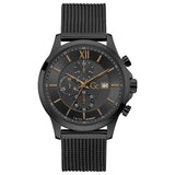 Gc Gcy27009g2mf Herren Uhr Chronograph 44 mm Schwarz Geflochtenes Armband