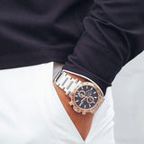 Guess Collection GCY37003G7 Herrenuhr – Chronograph mit 44 mm Gehäuse