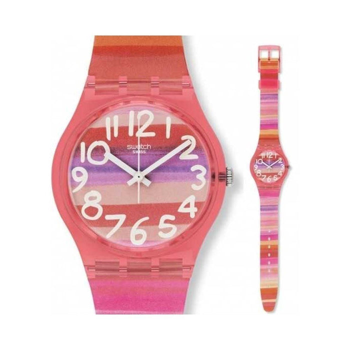 Swatch GP140 Damenuhr mit Silikonarmband