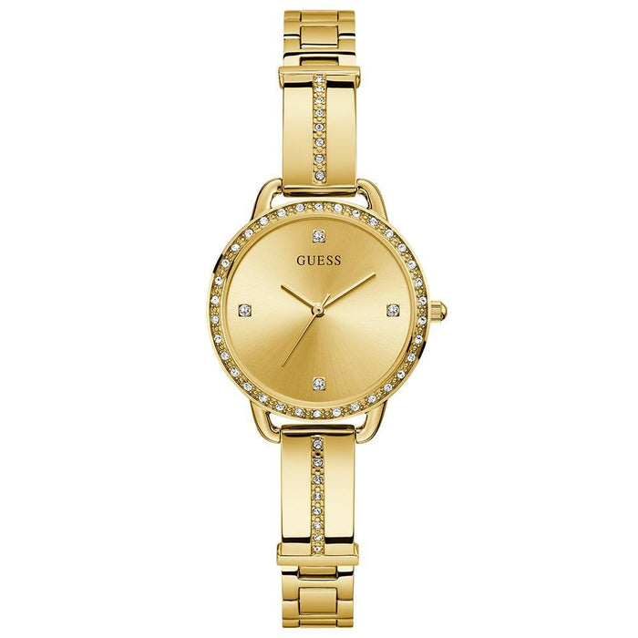 Guess GUGW0022L2 Damen Uhr mit Edelstahlarmband