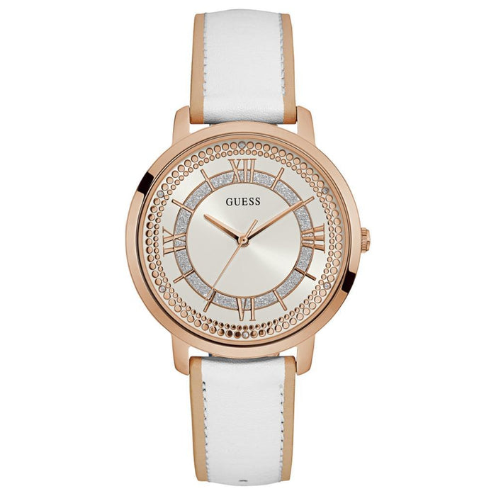 Guess GUW0934L1 Damen Uhr mit Lederarmband