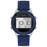 Guess GUW1037G1 Herrenuhr mit Silikonarmband