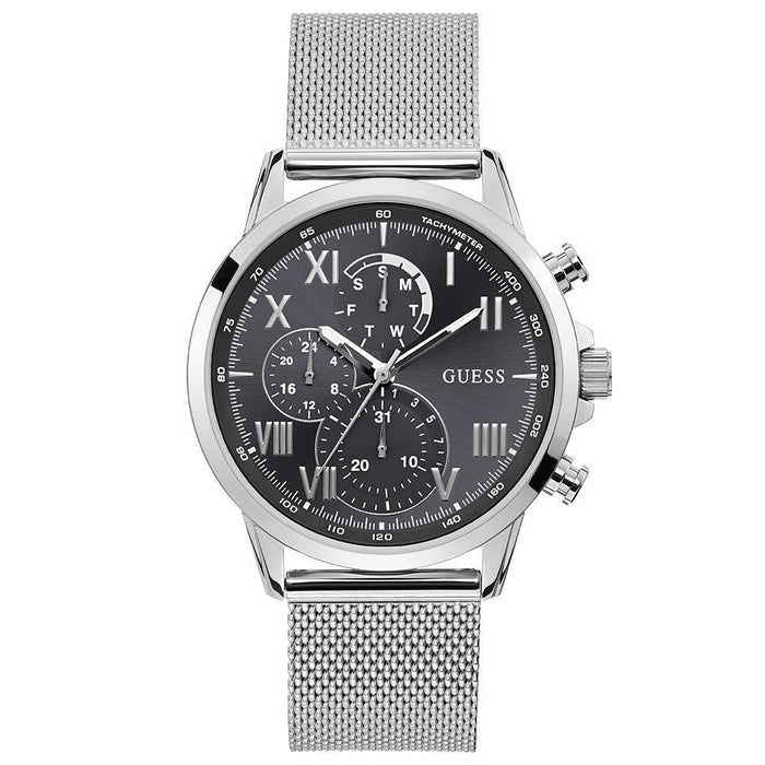 Guess GUW1310G1 Herrenuhr Edelstahl & Geflochten