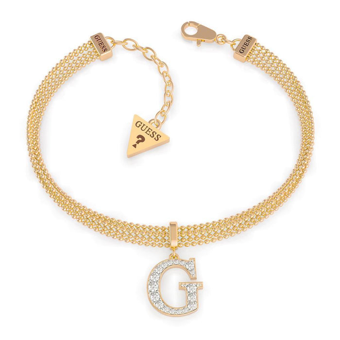 Guess JGUUBB79085S Damenarmbanduhr mit Edelstahlarmband