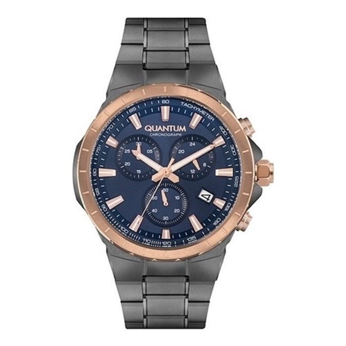 Quantum HNG813.090 Herren Chronograph Stahl Uhr