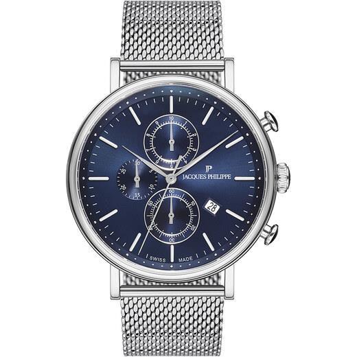 Jacques Philippe Herrenuhr Edelstahl & Leder