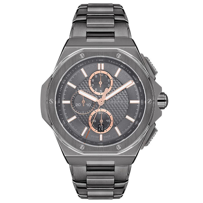 Jacques Philippe Herrenuhr JPQGC048347 Quarzwerk Leder