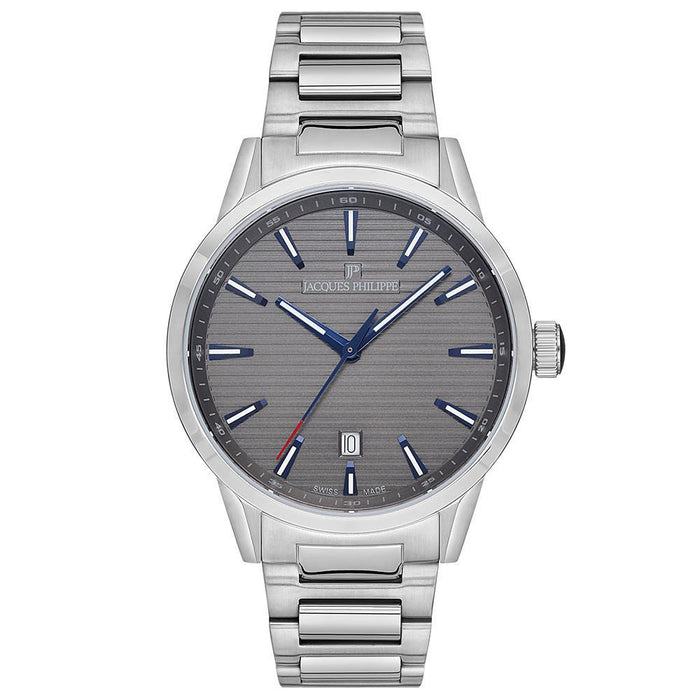 Jacques Philippe Herrenuhr Edelstahl Quarz