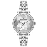 Jacques Philippe Damen Uhr – Edelstahl & Leder