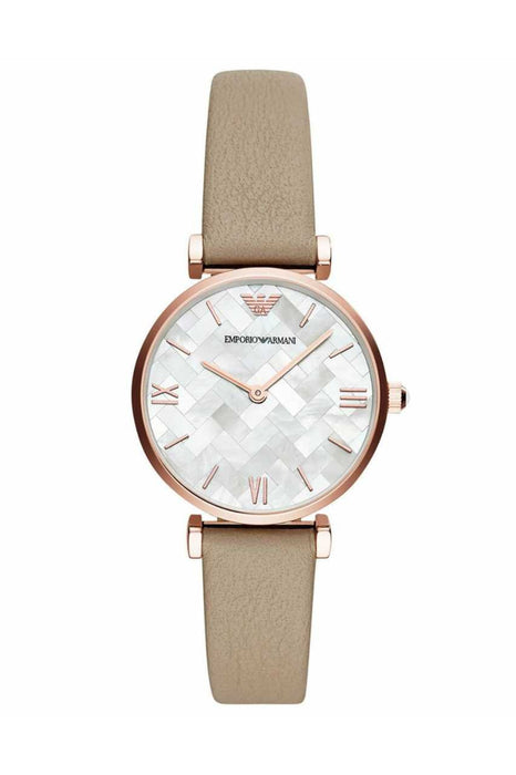 Emporio Armani AR11111 Damen Armbanduhr Lederarmband