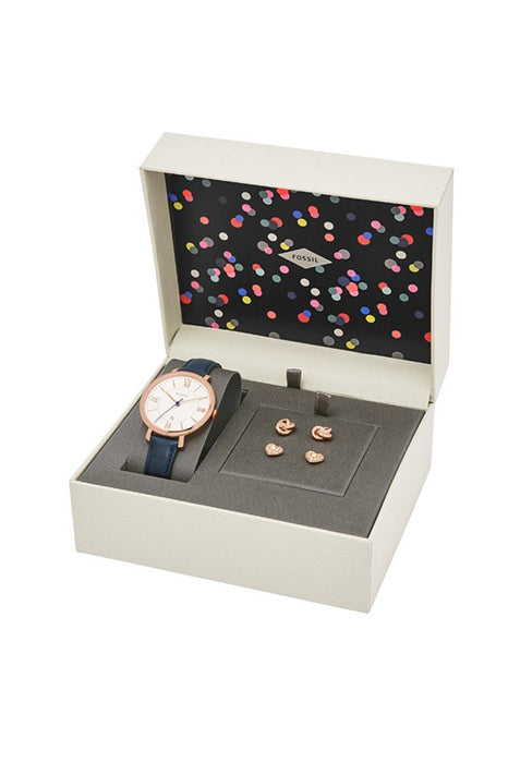 Fossil Damen Uhr FES4140SET Roségold Set