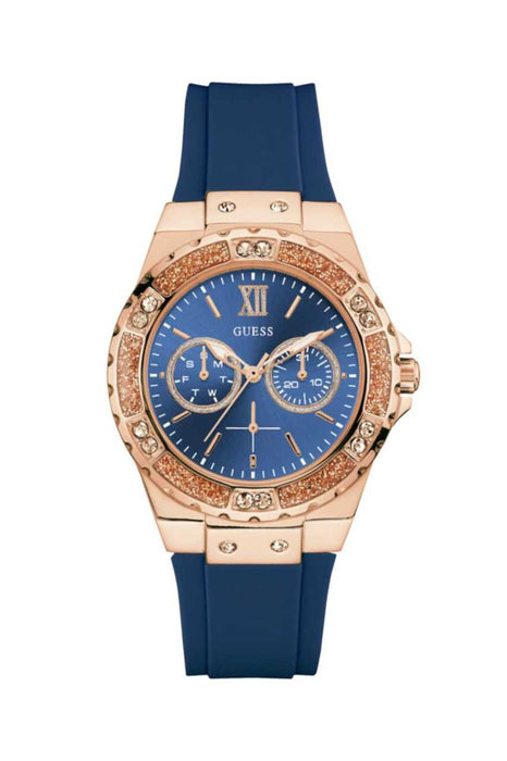 Guess Damen Uhr GUW1053L1 mit Lederarmband