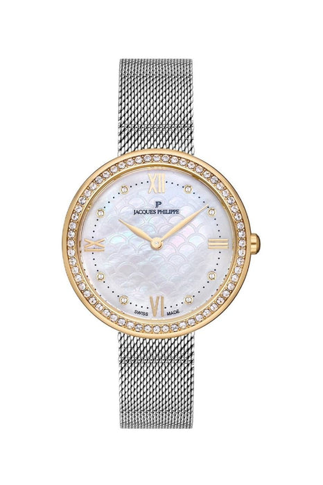 Jacques Philippe Damen Uhr Quarzwerk Lederarmband