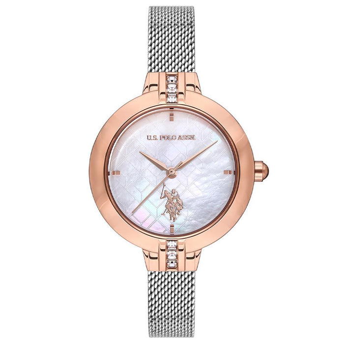 U.S. Polo Assn. Damen Uhr – Quarzwerk & Edelstahlgehäuse