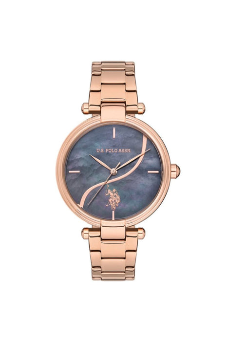 U.S. Polo Assn. Damen Uhr – Edelstahl mit Quarzwerk