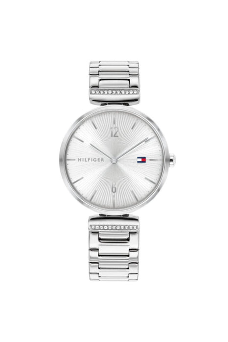 Tommy Hilfiger Damenuhr Edelstahl Grau