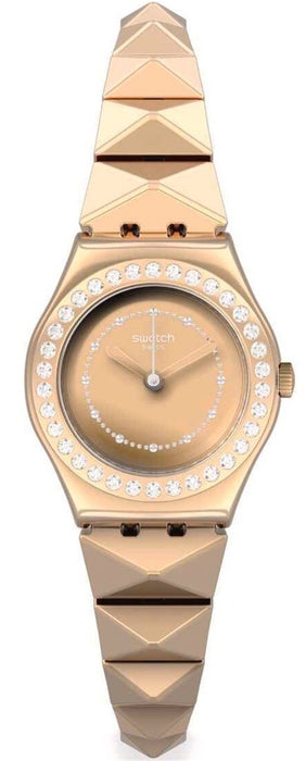 Swatch LILIBLING YSG169G Damen Uhr mit Silikonarmband