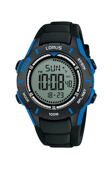 Lorus R2363MX9 Digitale Herrenuhr mit Edelstahlarmband