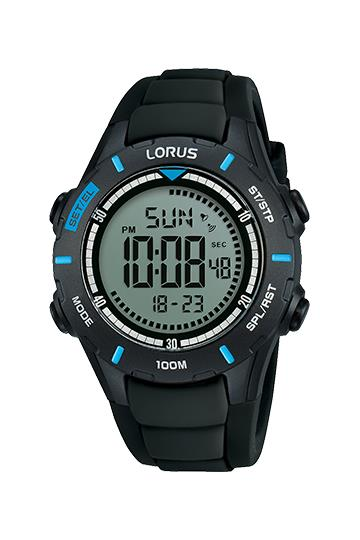 Lorus R2367MX9 Herren Digitaluhr Edelstahl