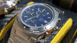 Casio Edifice EF-511D-2AVDF Herrenuhr Chronograph Blaue Sportuhr
