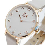 ICEWATCH CITY tanner Damenarmbanduhr Roségold Lederarmband