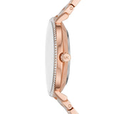 Michael Kors MK1040 Damen Uhr Set mit Armband und Ohrringe