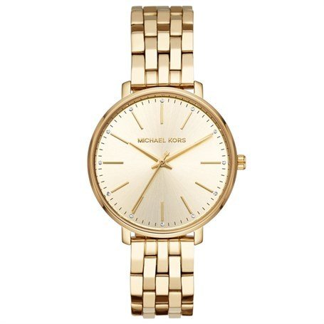 Michael Kors MK3898 Damenuhr, goldenes Edelstahlgehäuse