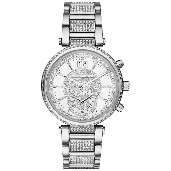 Michael Kors MK6281 Damen Uhr Edelstahl & Leder