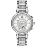 Michael Kors MK6281 Damen Uhr Edelstahl & Leder