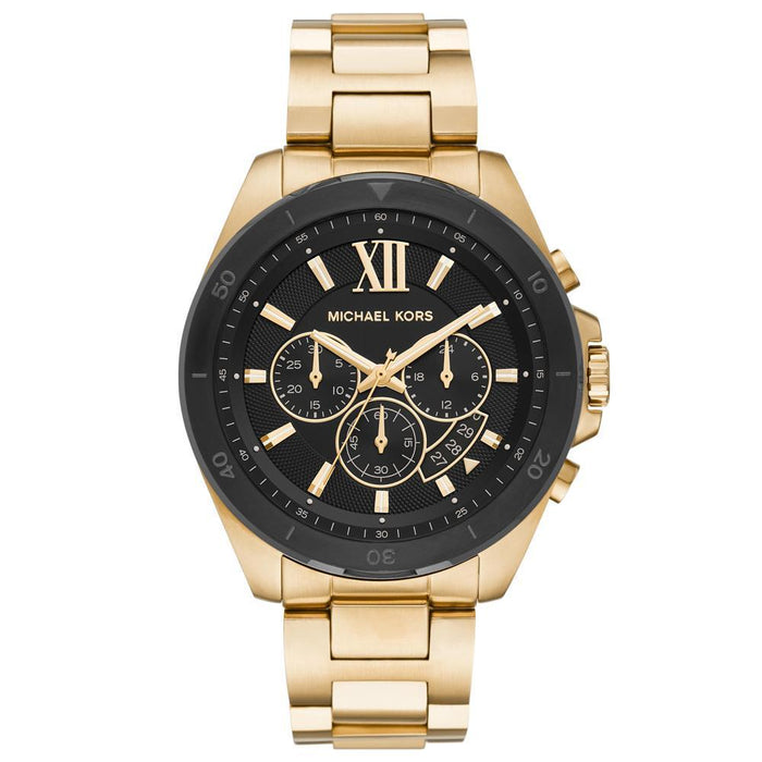 Michael Kors MK8848 Herrenuhr Edelstahl & Leder