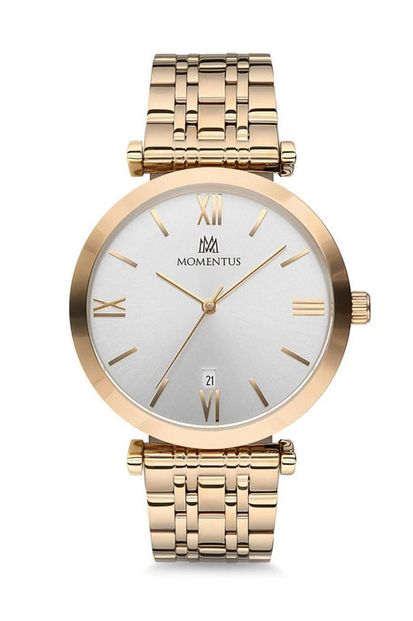 Momentus CM379G-02SG Herrenuhr Gold Edelstahl