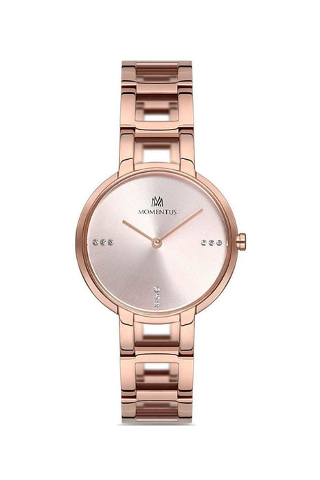 Momentus Damen Stahl Uhr mit Edelstahlarmband