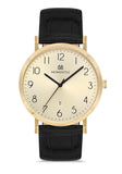 Momentus KC251G-07BB Herrenuhr – Goldene Eleganz mit Quarzwerk