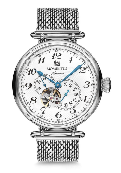 Momentus Herrenuhr TM253S-02SS mit Webrahmen