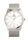 Obaku Denmark Herren Uhr Edelstahl Leder Quarz