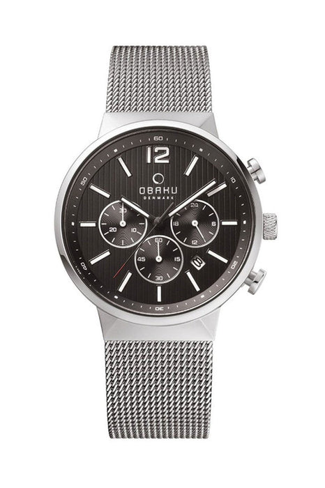 Obaku Herren Uhr V180GCCBMC – Lederarmband