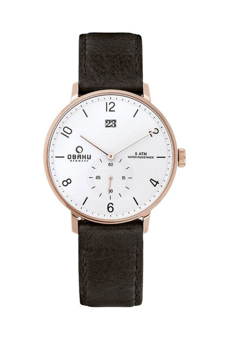 Obaku Herrenuhr V190GDVWRB – Edelstahl & Quarz Uhrwerk