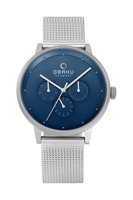 Obaku Denmark Herren Uhr V208GMCLMC Quarz & Leder