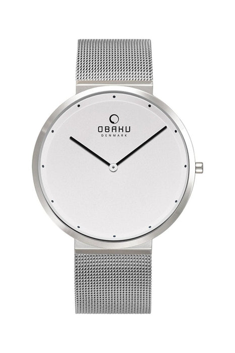 Obaku Herren Uhr V230GXCWMC Edelstahlarmband