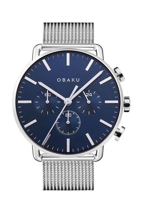 Obaku Herrenuhr V232GCCLMC Edelstahl Quarz