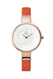 Obaku Denmark Damen Uhr V149LXVIRO mit Lederarmband
