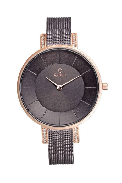 Obaku Damen Uhr V158LEVNMN Edelstahlarmband