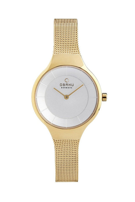 Obaku Damen Uhr V166LXGIMG Edelstahlarmband