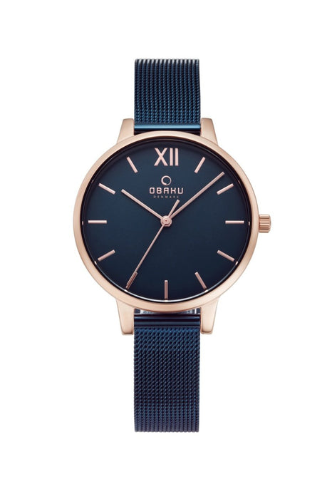 Obaku Denmark Damen Uhr V209LXVLML Edelstahl Gehäuse