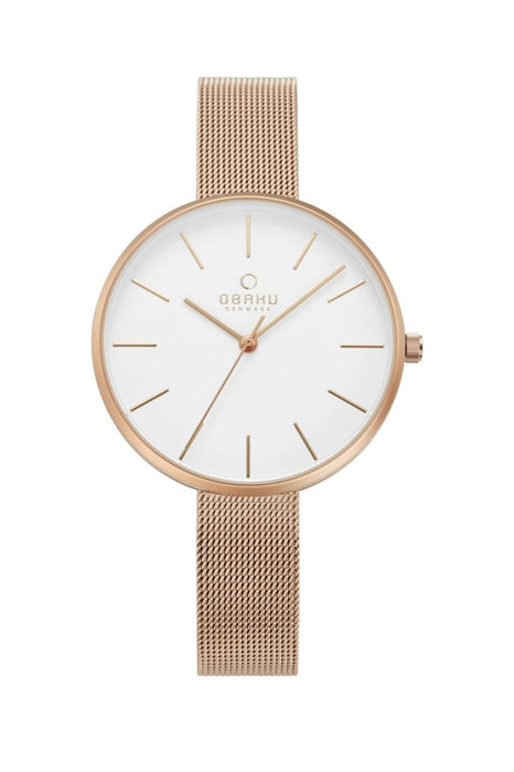 Obaku Denmark Damen Uhr V211LXVIMV mit Lederarmband