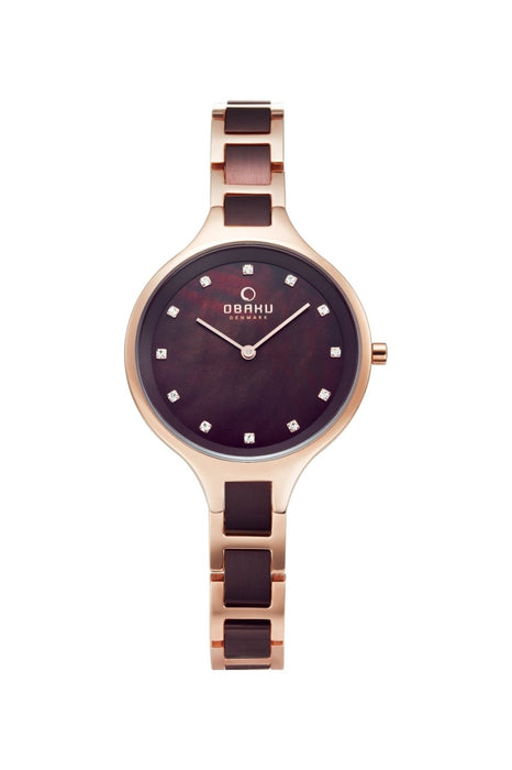 Obaku Denmark Damen Uhr V218LXVNSN Edelstahlgehäuse